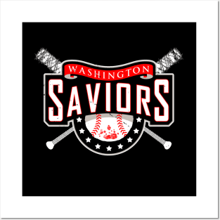 Cool Fictional Baseball Sports Logo Gift For Zombie TV Show Lovers Posters and Art